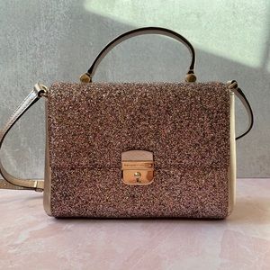Glittery pink Kate Spade bag